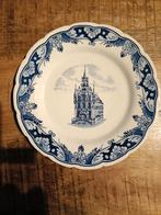 Delfts blauw bord stadhuis Gouda, Antiek en Kunst, Ophalen of Verzenden