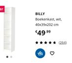Gezocht; (Billy) Kast 40x40x ca.170-190cm - Boekenkast, Huis en Inrichting, Kasten | Boekenkasten, Ophalen, Minder dan 50 cm, Gebruikt