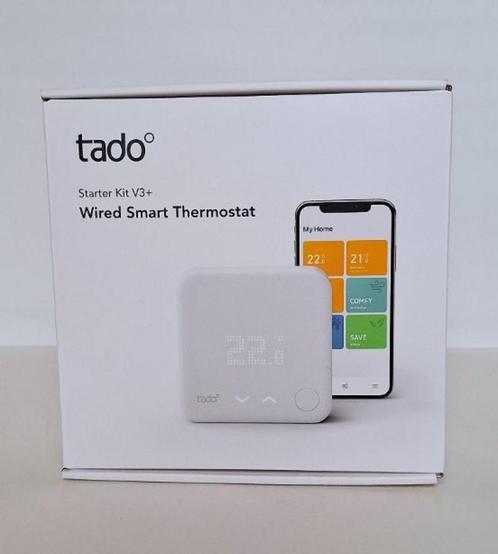 Thermostaat Tado V3+ Starter kit + internet bridge – Nieuw, Doe-het-zelf en Verbouw, Thermostaten, Nieuw, Slimme thermostaat, Ophalen of Verzenden