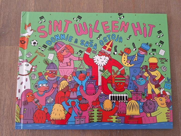 Sint wil een hit - Donnie & Sasa Ostoja - prentenboek, Diversen, Sinterklaas, Zo goed als nieuw, Ophalen of Verzenden