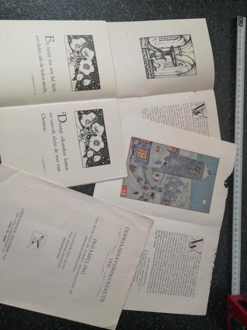 Anton Pieck, Boeken, Catalogussen en Folders, Gelezen, Folder, Ophalen of Verzenden