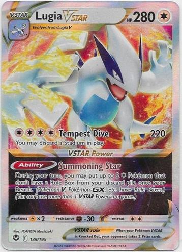 Silver Tempest,  Lugia [vstar] 139/195 beschikbaar voor biedingen