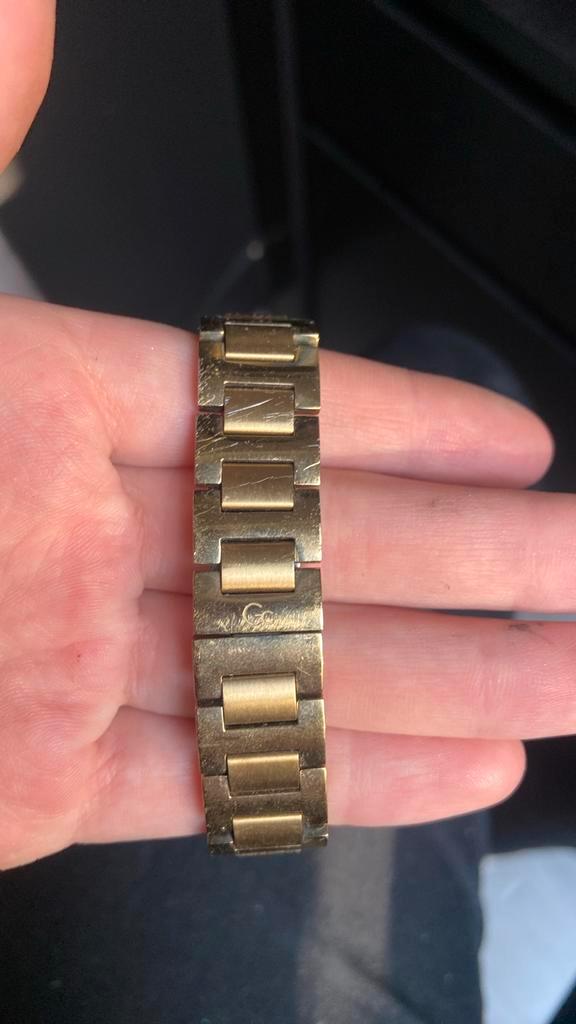 GC Couture Square Gouden Dameshorloge, Sieraden, Tassen en Uiterlijk, Horloges | Heren, Gebruikt, Polshorloge, Overige merken