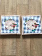 2x Canvas wanddecoratie lief lifestyle, Kinderen en Baby's, Ophalen of Verzenden