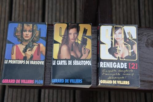 4 detectives SAS. Gérard De Villiers., Boeken, Detectives, Zo goed als nieuw, Ophalen of Verzenden