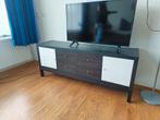 TV Meubel met Opbergruimte, Gebruikt, 100 tot 150 cm, Kunststof, Ophalen of Verzenden