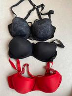 3 BH's Marlies Dekkers 70D - Rood + 2 Gratis, Ophalen of Verzenden, Rood, BH