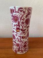 2 vintage roze gebloemde Bavaria germany vazen, 50 tot 75 cm, Wit, Aardewerk of Porselein, Ophalen of Verzenden