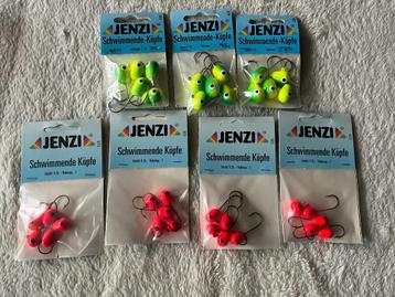 adv 178 / NIEUW mixset 7 pakjes jigkoppen JENZI beschikbaar voor biedingen