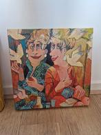 Twee schilderijen - vriendinnen door Marlies Knops, Ophalen