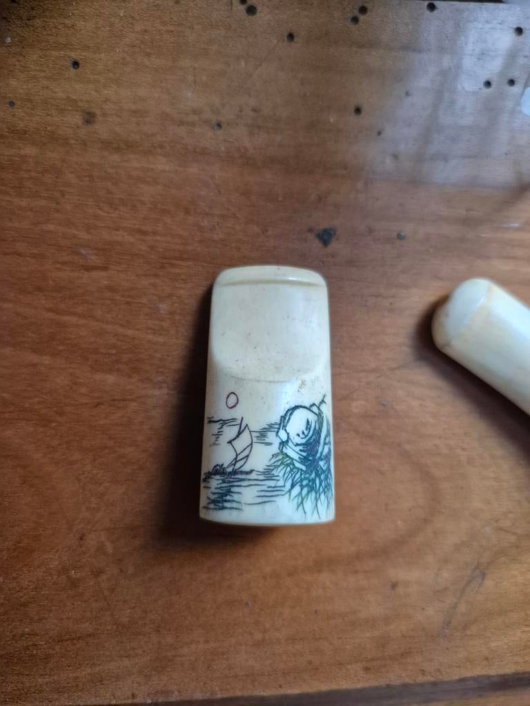 Mondstukje ivoorkleur, Ophalen of Verzenden, Sigarenbandjes