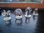 Kristallen dierenfiguren Alan Bowes - muis, egel en uilen, Ophalen of Verzenden, Zo goed als nieuw