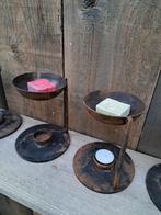 NIEUW Geurbrander 16cm Amberblokje Gietijzer Geurkaars Kaars, Huis en Inrichting, Woonaccessoires | Kandelaars en Kaarsen, Ophalen of Verzenden