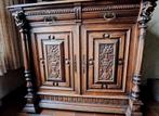 glas in lood antieke kast, Antiek en Kunst, Ophalen
