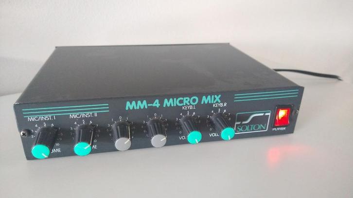 Solton mixer mm4, Muziek en Instrumenten, Mengpanelen, Zo goed als nieuw, Ophalen