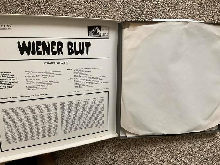 LP Klassiek: Wiener Blut - Johann Strauss, Cd's en Dvd's, Vinyl | Klassiek, Gebruikt, Romantiek, Opera of Operette, 12 inch, Ophalen