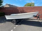 Polyester sloep inclusief motor, Ophalen, Tot 10 pk, Zo goed als nieuw, 3 tot 6 meter