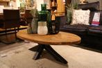 Salontafel ‘Romaro’ in teakhout, Ophalen, Gebruikt, 100 tot 150 cm, Robuust, Industrieel