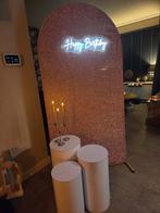 Te huur Backdrop rose glitter, Ophalen of Verzenden, Verjaardag
