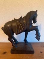 Antiek houten paard, Antiek en Kunst, Kunst | Beelden en Houtsnijwerken, Ophalen of Verzenden