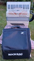 Accordeon Accordiola Camerano Tosca 80 basser Rockbag rugtas, Muziek en Instrumenten, Accordeons, Ophalen, Gebruikt, 80-bas, Toetsaccordeon