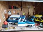 Garage diorama schaal 1:18 - Opel Kadett gte / Opel Rekord, Ophalen, Zo goed als nieuw, Auto, Overige merken