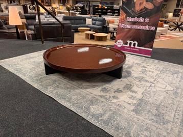 Salontafel rond 120cm rood 50% Korting Direct/Leverbaar beschikbaar voor biedingen