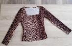 By Swan longsleeve maat M - Luipaardprint, Maat 38/40 (M), Ophalen of Verzenden, Zo goed als nieuw, Lange mouw