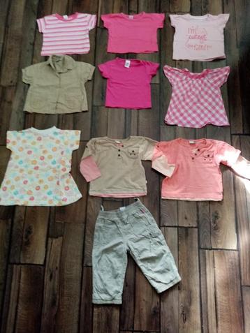 10-delig pakketje kleding meisje maat 86/92 beschikbaar voor biedingen