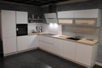 Showroom keuken Nolte Feel Arctic wit mat, Ophalen, Wit, Hoekkeuken, Nieuw