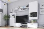ACTIE! Tv meubel wit met zwart 4 delig, Huis en Inrichting, Nieuw, Overige materialen, Minder dan 100 cm, 25 tot 50 cm