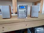 vintage moderne jvc audio stereo set met 5 cd wisselaar, Gebruikt, JVC, Microset, Cd-speler