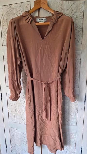 Vintage Caryne Paris Zijden Jurk - Slow Fashion beschikbaar voor biedingen