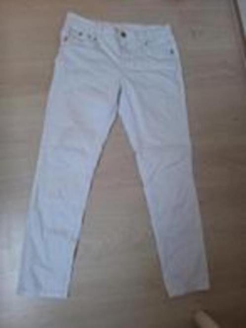 Witte broek MS Mode maat 42, Kleding | Dames, Broeken en Pantalons, Zo goed als nieuw, Maat 42/44 (L), Wit, Lang, Ophalen of Verzenden
