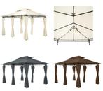 Luxe Tuinpaviljoen Prieel Pagode Partytent Incl 6 Zijdelen, Tuin en Terras, Partytenten, Ophalen of Verzenden, Nieuw, Paviljoen