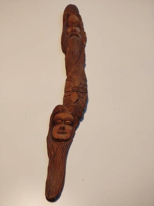 Wandhanger van gesneden hout, Antiek en Kunst, Curiosa en Brocante, Ophalen of Verzenden