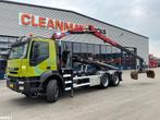 Iveco AD260T41 6x4 HMF 16 Tonmeter Z-kraan (bj 2008), Auto's, Vrachtwagens, Automaat, Euro 5, Achterwielaandrijving, Iveco