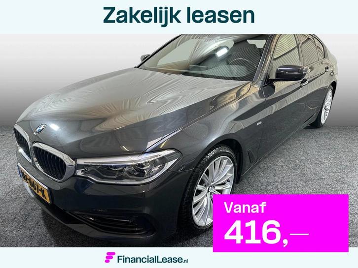 BMW 5-serie 520d High Executive Sportline, Auto's, BMW, Bedrijf, Lease, Financial lease, 5-Serie, 360° camera, ABS, Achteruitrijcamera