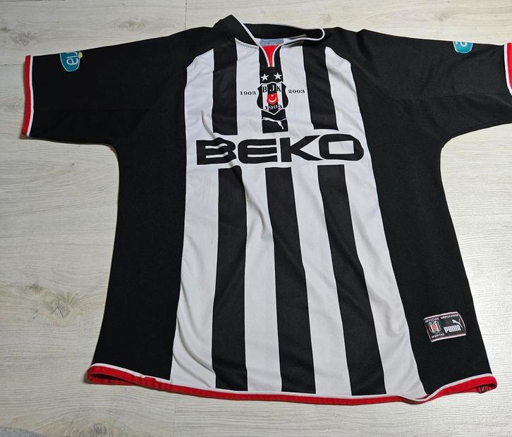 Voetbalshirt Puma BJK orig mt L, Sport en Fitness, Voetbal, Zo goed als nieuw, Shirt, Maat L, Ophalen of Verzenden