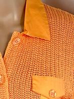 J88 Gerry Weber maat 40=M trui vest blouse zalm-roze, Maat 38/40 (M), Oranje, Ophalen of Verzenden, Zo goed als nieuw