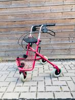Stevige inklapbare opklapbare rollator met zitje, Diversen, Rollators, Ophalen of Verzenden, Gebruikt