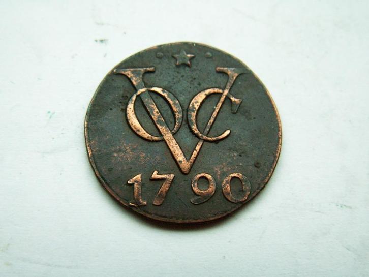 UTRECHT.  VOC Duit - 1790. mmt STER, Postzegels en Munten, Munten | Nederland, Losse munt, Overige waardes, Vóór koninkrijk, Verzenden