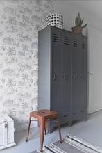 Houten kast antraciet, Huis en Inrichting, Kasten | Kledingkasten, Ophalen, Zo goed als nieuw, 25 tot 50 cm