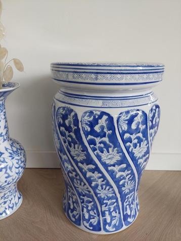 Keramische kruk, Chinees BLOSSOM BROCANTE beschikbaar voor biedingen