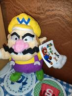Wario knuffel met kaartje vijand Mario 23 cm groot, Ophalen of Verzenden