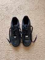 NIKE AIR FORCE 1 LEREN ZWARTE SNEAKERS DAMES MAAT 38, Nike air force 1, Zwart, Ophalen of Verzenden, Sneakers of Gympen