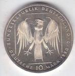 Duitsland, 10 Mark, 1990, zilver, Zilver, Duitsland, Ophalen of Verzenden, Losse munt