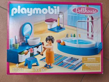Playmobile Dollhouse 70211 Badkamer met ligbad beschikbaar voor biedingen