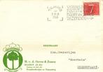 M. v.d. Oever + Zonen, Haaren [N.-B.] - 12.1953 - briefkaart, Ophalen of Verzenden, Briefkaart