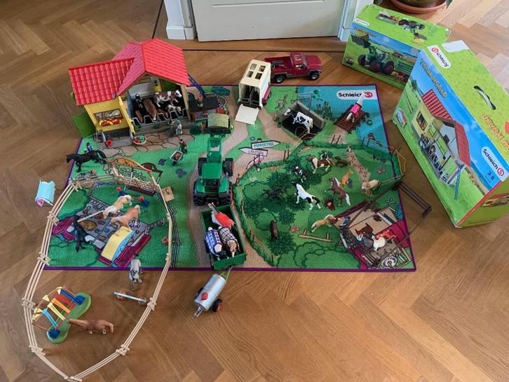 Grote Schleich Farm World verzameling, Verzamelen, Speelgoed, Zo goed als nieuw, Ophalen of Verzenden